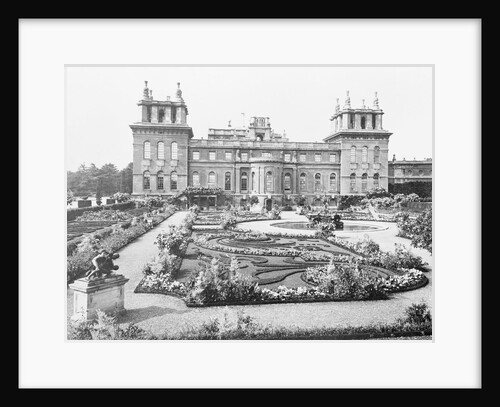Ground View of Blenheim Palace in England by Anonymous