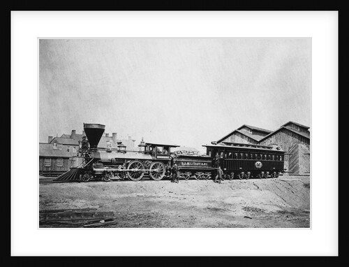 President Abraham Lincoln's Funeral Train by Anonymous
