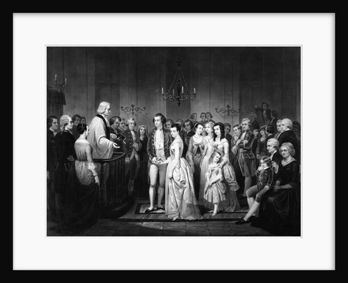 Marriage of George Washington and Martha Curtis by Anonymous