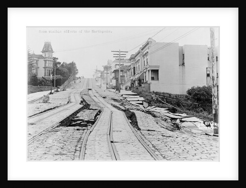 Earthquake Torn Street of San Francisco by Anonymous