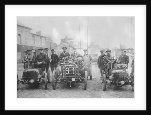 Cars Participating in Paris Rouen Race by Anonymous