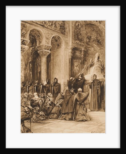 Crusaders Receiving Blessings by Anonymous