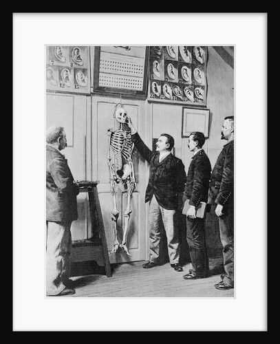 Alphonse Bertillon Demonstrates Bertillon System by Anonymous