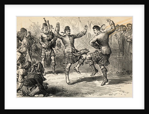 Soldiers Dancing Highland Fling by Anonymous
