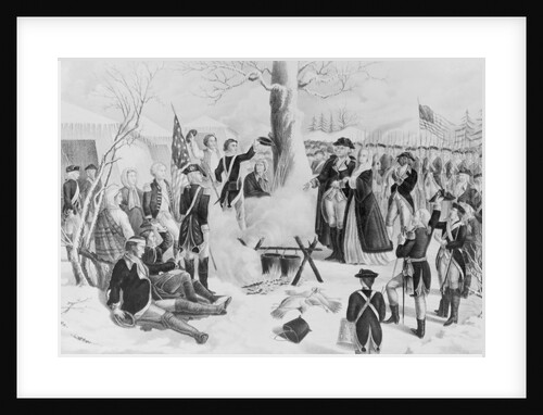 George Washington and Wife at Valley Forge by Anonymous