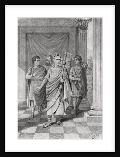 Julius Caesar and His Entourage by Anonymous