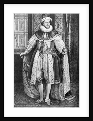 James I of England in Royal Attire by Anonymous