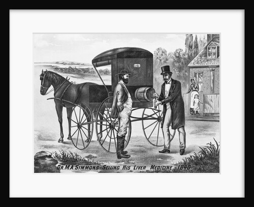 Salesman Dispensing Medicine by Anonymous