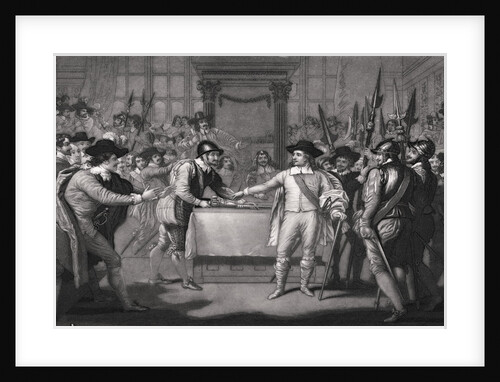 Oliver Cromwell Dissolving Long Parliament by Anonymous