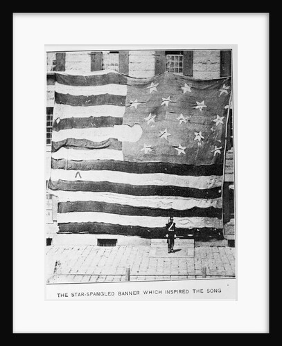 Fort McHenry Battle Flag at Boston Navy Yard by Anonymous