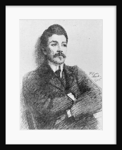 Drawing of John Millington Synge by John Butler Yeats