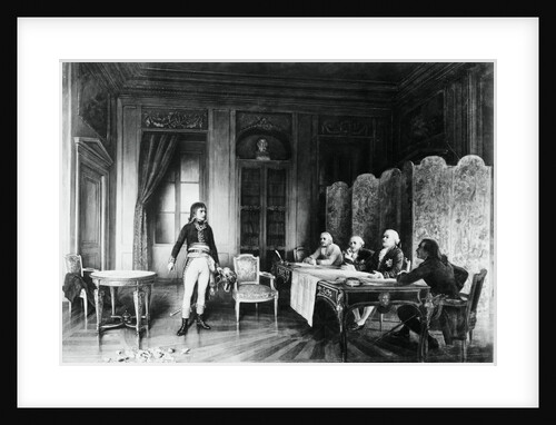 Napoleon Negotiating Peace of Campoformio by Anonymous