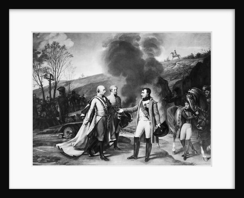 Napoleon Meeting Francis II by Anonymous