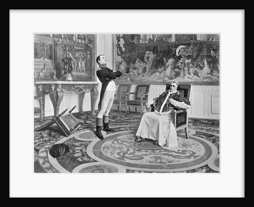 Napolean and Pope Pius the VII by Anonymous