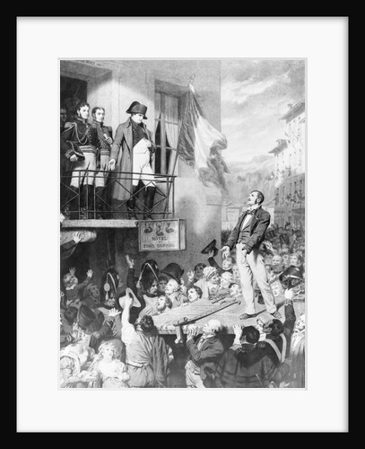 Crowd Welcoming Napoleon by Anonymous