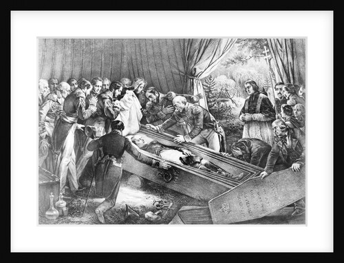Napoleon's Remains Receiving Blessing by Anonymous