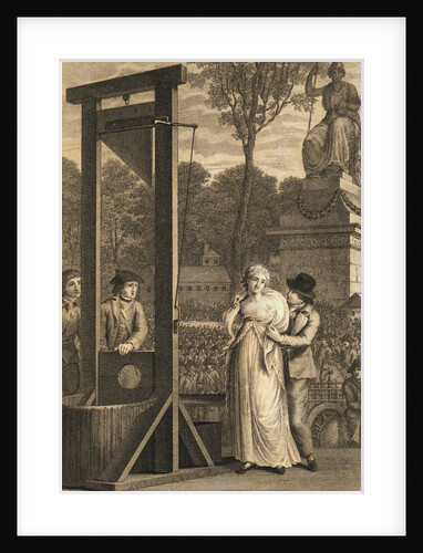 Charlotte Corday Being Led to Guillotine by Anonymous