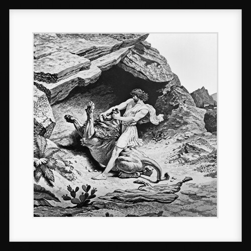 Samson Killing Lion by Anonymous