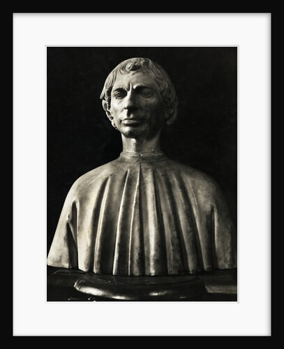 Marble Bust of Nicolo Machiavelli by Anonymous