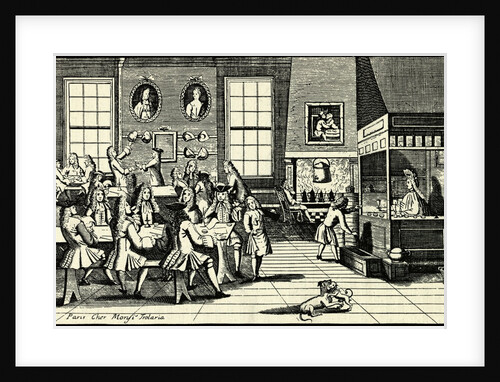 Scene at Coffee Shop by Anonymous