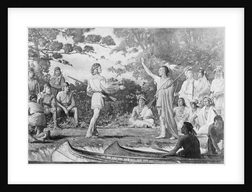 Robert Rogers and Pontiac Conversing by Anonymous