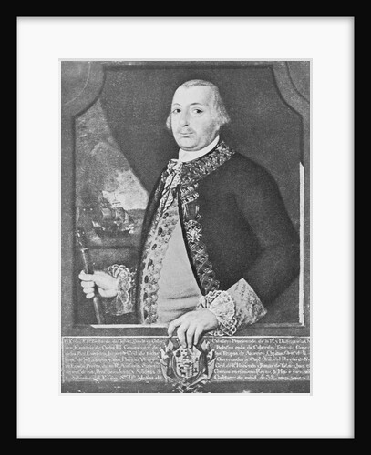 Illustration of Bernardo de Galvez by Anonymous