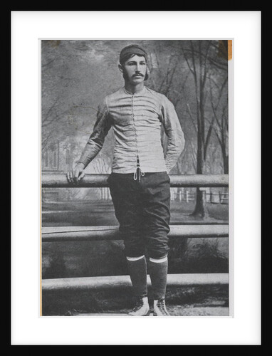 Walter Camp pictured as Yale's Captain, 1878-79 by Anonymous