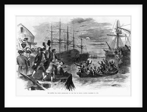 The Boston Tea Party, December 16,1773 by Anonymous
