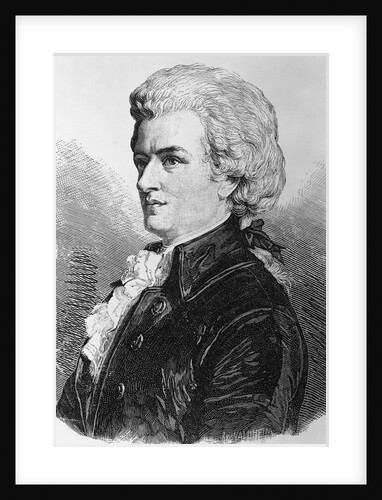 Portrait of Wolfgang Amadeus Mozart by Anonymous