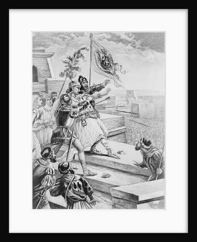 Mexican Subjects Storming Castle by Anonymous
