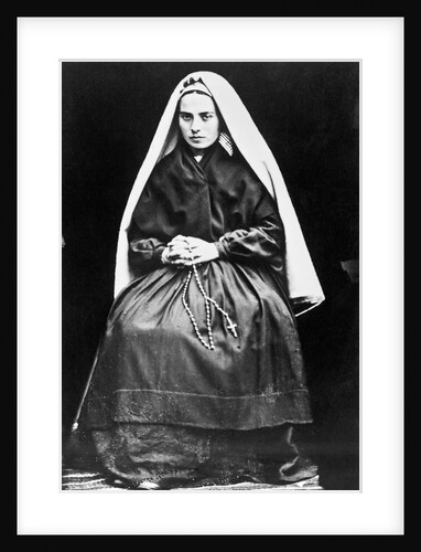 Portrait of Saint Bernadette of Lourdes by Anonymous