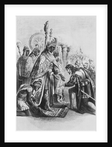 Montezuma Receiving Visitor by Anonymous