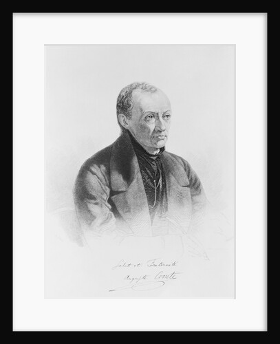 Portrait of Auguste Comte by Anonymous