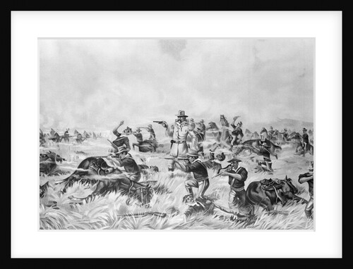 Illustration Depicting Custer Massacre by Anonymous