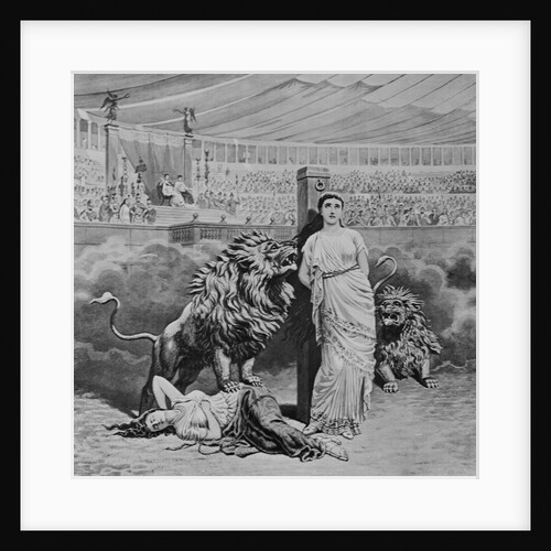 Lions Attacking Martyrs by Anonymous