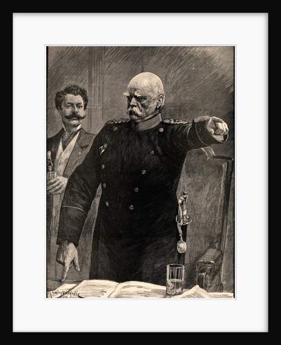 Otto Van Bismarck Giving Directions to His Men by Anonymous
