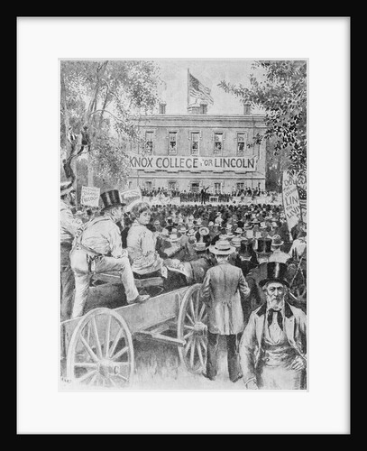 Crowd Attending Lincoln-Douglas Debates by Anonymous