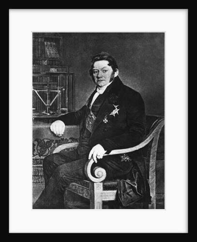 Portrait of Jons Jacob Berzelius by Anonymous