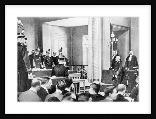 Captain Dreyfus Before Council of War by Anonymous