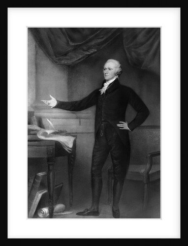 Alexander Hamilton Posing in Office by Anonymous