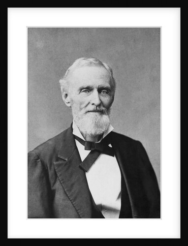 Portrait of Confederate Southern Army President Jefferson Davis by Anonymous