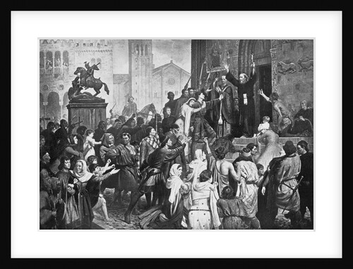 Peter the Hermit Preaching First Crusade by Anonymous