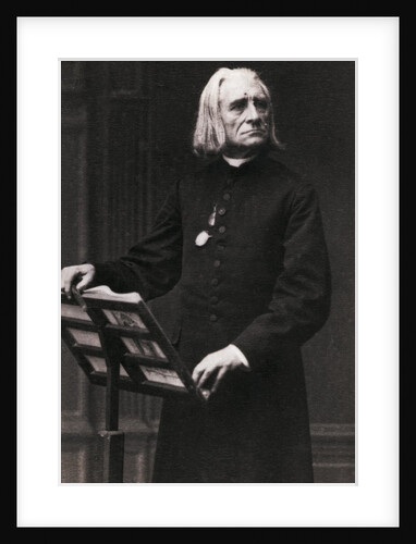 Portrait of Composer Franz Liszt by Anonymous