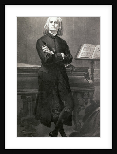 Composer Franz Liszt with Arms Folded by Anonymous