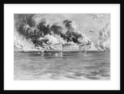 Bombing of Fort Sumter by Anonymous
