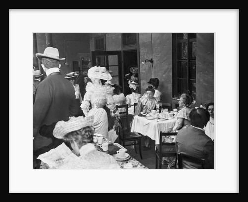 Citizens Dining at Tables by Anonymous