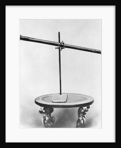 Galileo's Telescope Sitting on Table by Anonymous