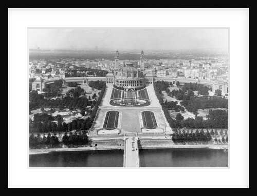 Early View from Eiffel Tower Towards Trocadero by Anonymous