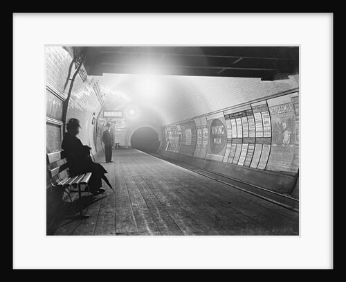 Interior of London Subway by Anonymous