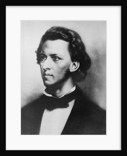 Portrait of Romantic Era Music Composer Chopin by Anonymous